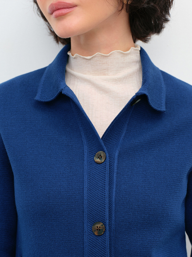 Ницца жакет трикотажный (синий, 46)