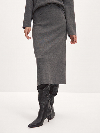 Юбка из шерсти мериноса Каролла