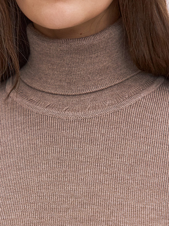 Водолазка из шерсти мериноса и вискозы Клео