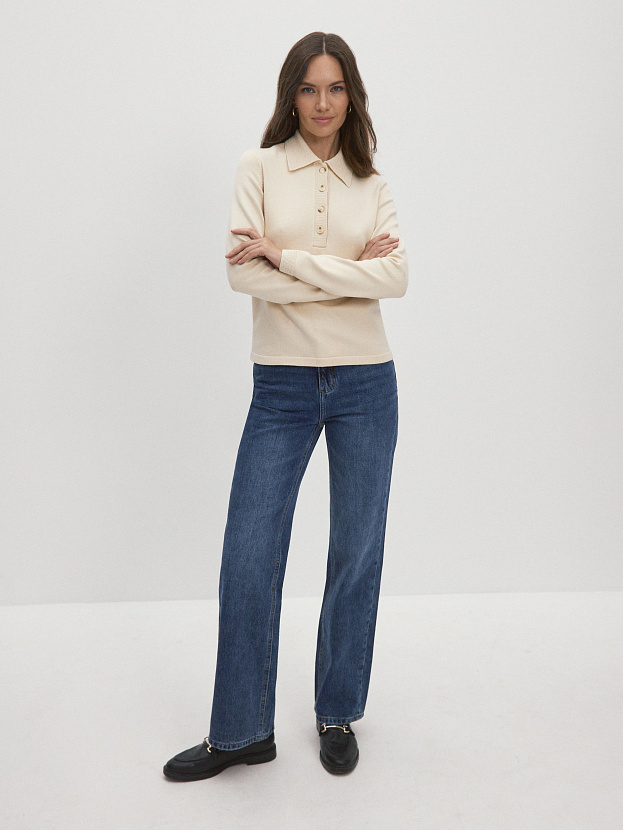 Фреско джемпер трикотажный (кремовый, 44-46)