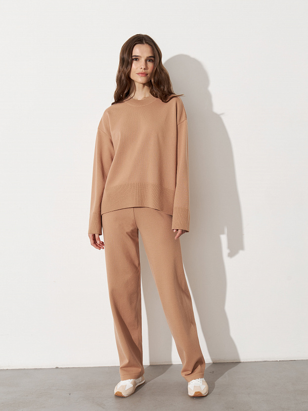 Дания джемпер трикотажный (светло-песочный, 44-46)