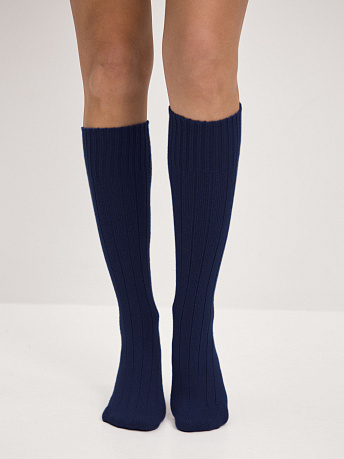 Гольфы трикотажные из шерсти мериноса Степ