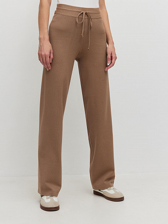 Брюки с хлопком Палаццо