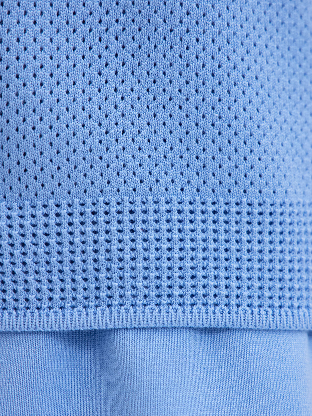 Симоне джемпер (футболка) трикотажный (василек, 44-46)