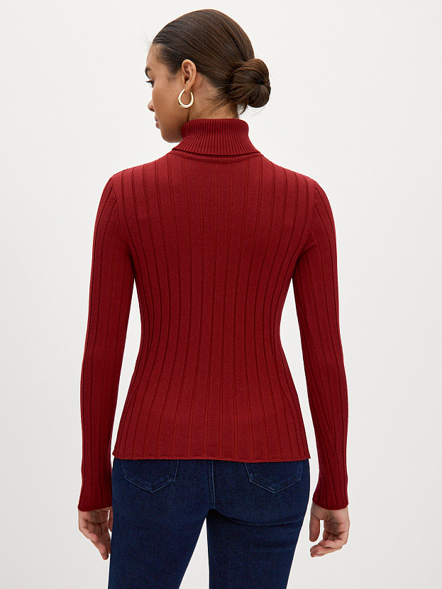 Веста водолазка трикотажная (вишневый, 44-46)