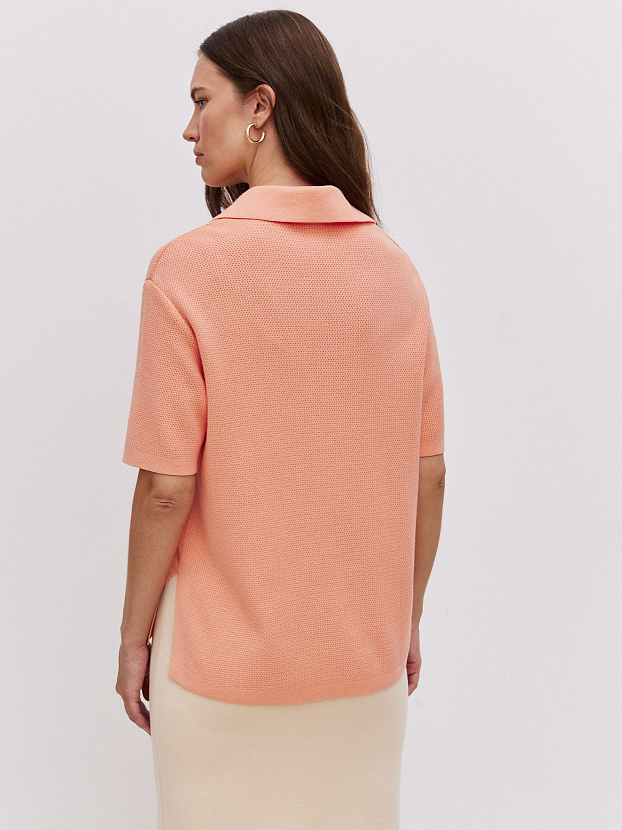 Эллада кардиган трикотажный (лососевый, 44-46)