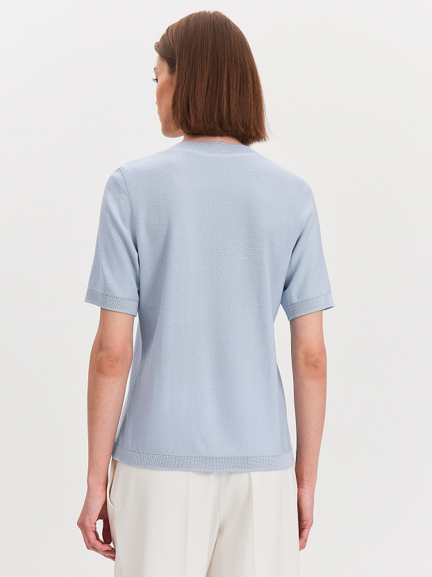 Мали джемпер (футболка) трикотажный (св.голубой, 44-46)