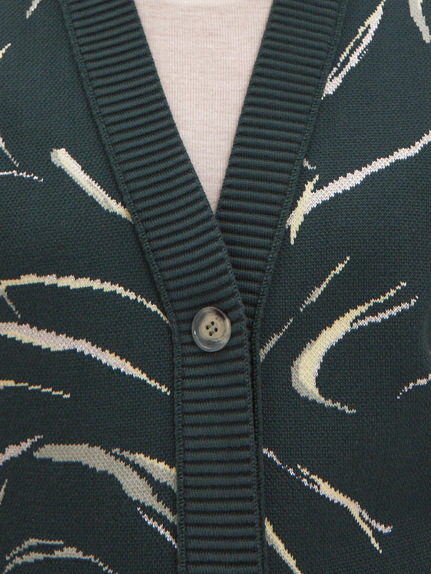 Гарда кардиган трикотажный (темно-зеленый, 44-46)