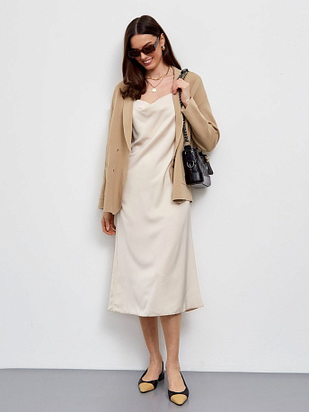 Пиджак двубортный из хлопка Монако