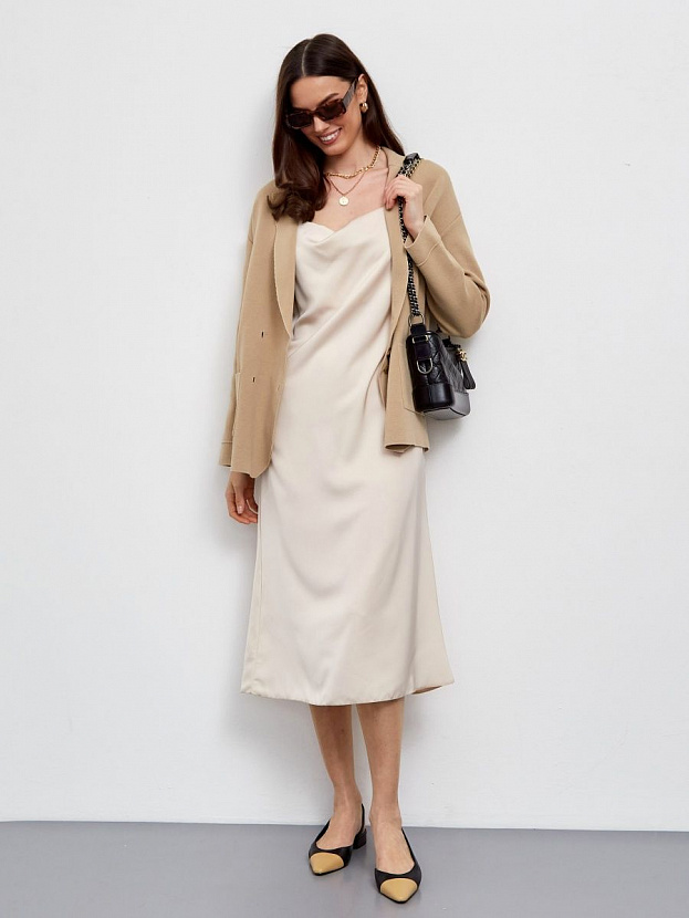 Монако пиджак трикотажный (светло-зеленый, 44-46)