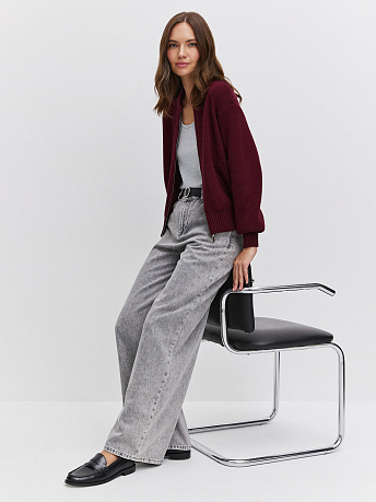 Бомбер из шерсти мериноса Эльба