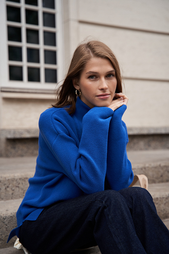 Райди джемпер трикотажный (ультрамарин, 44-46)