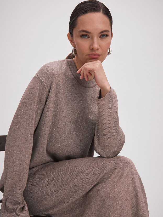 Ингрит джемпер трикотажный (какао, 44-46)