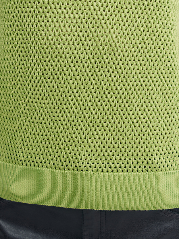 Терри джемпер без рукавов трикотажный (св.салатовый, 44-46)