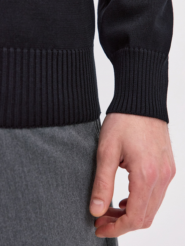 Ларго кардиган трикотажный (черный, 48/176-182)