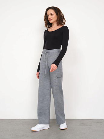 Брюки карго из шерсти мериноса и вискозы Эверест