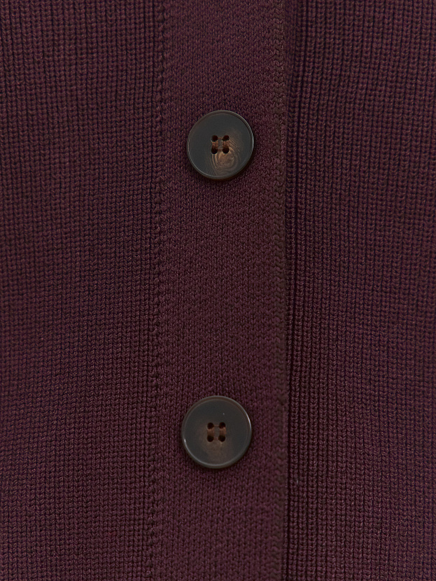 Родос кардиган трикотажный (т.коричневый, 44-46)