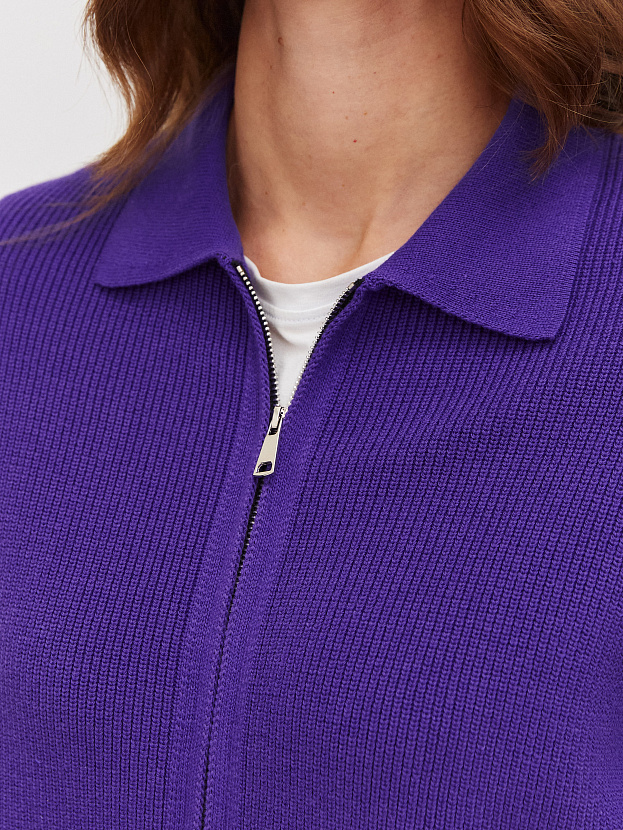 Лира кардиган трикотажный (глубокий фиолетовый, 44-46)