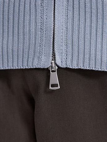 Кардиган мужской на молнии из хлопка