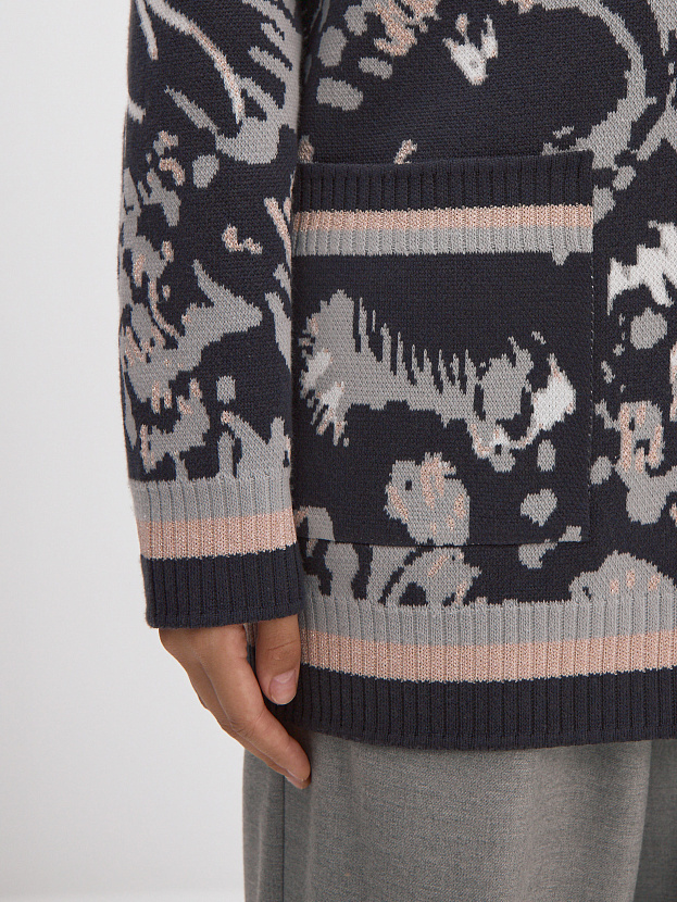 Гарда кардиган трикотажный (серый, 44-46)