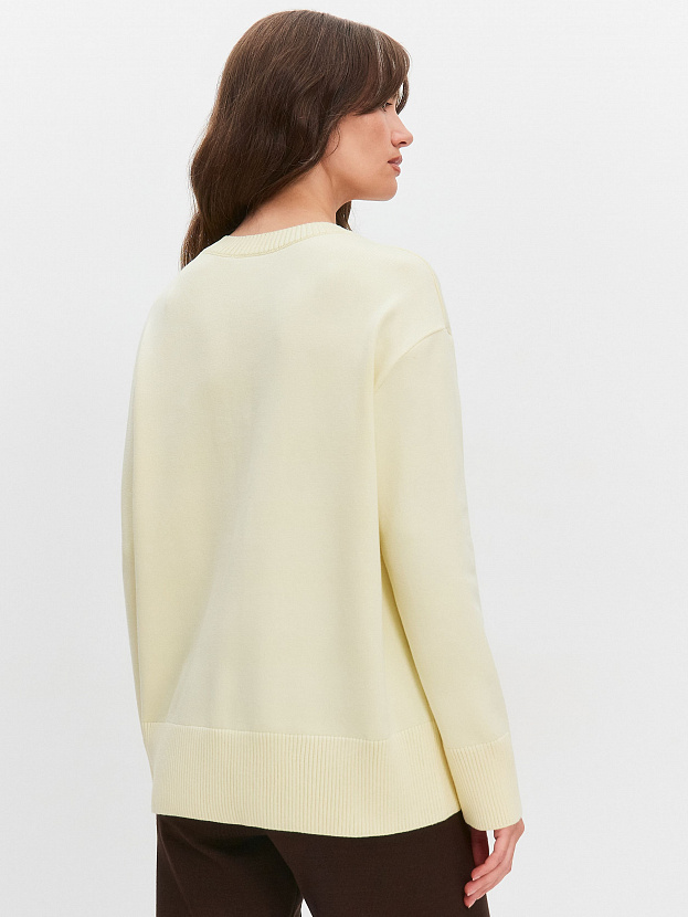 Астрид джемпер трикотажный (бледно-желтый, 44-46)