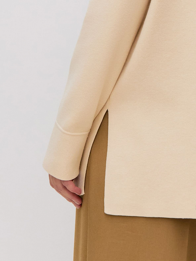 Фрида жакет трикотажный (кремовый, 44-46)