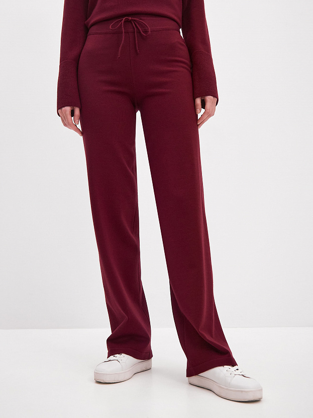 Сатурн костюм (джемпер+брюки) трикотажный (бордо, 40-42/164-170)