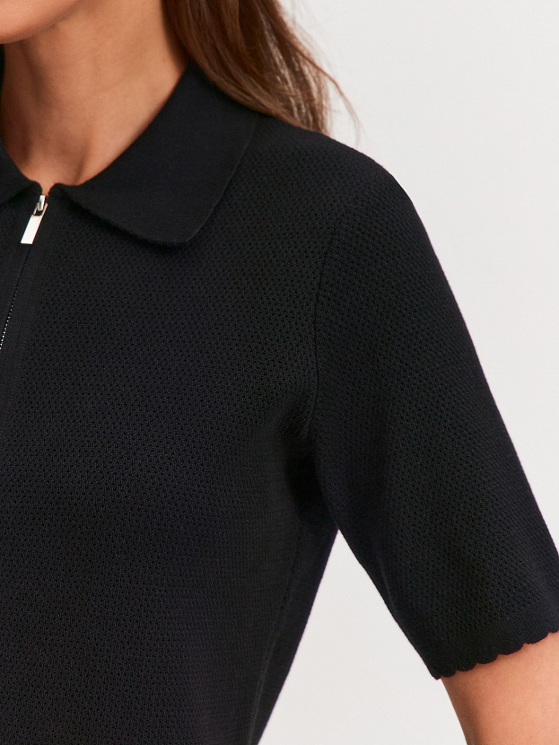 Равена жакет трикотажный (черный, 44-46)