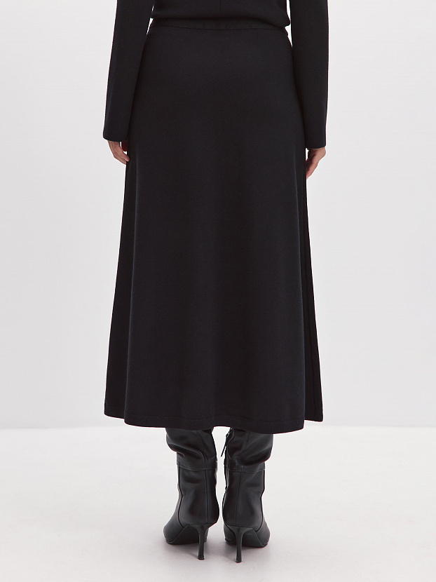 Мисти юбка трикотажная (черный, 44-46)