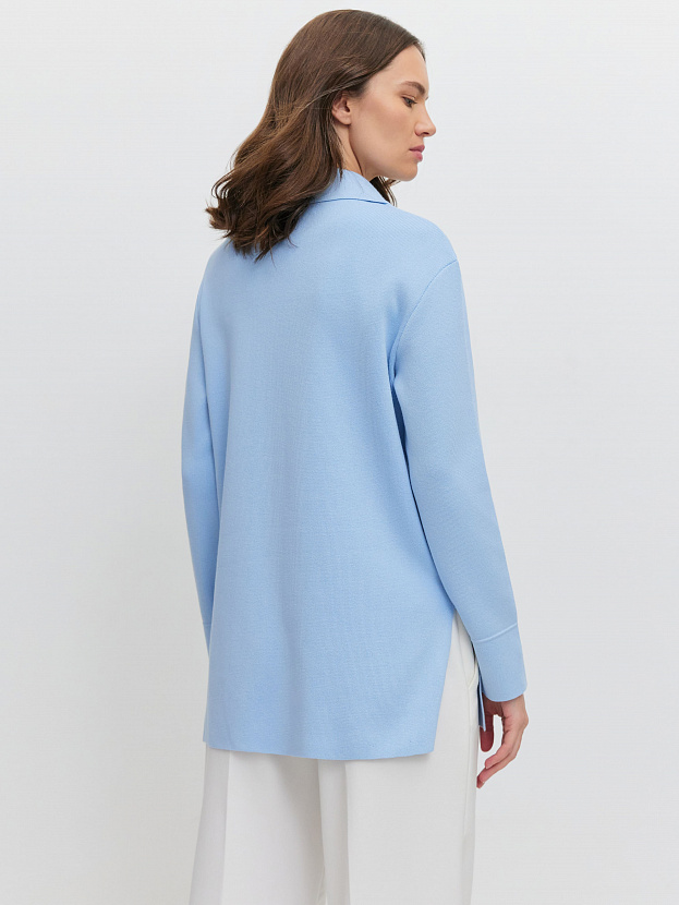 Фрида жакет трикотажный (св.голубой, 44-46)