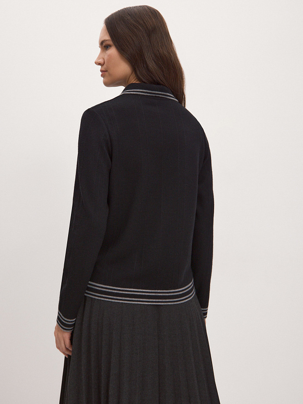 Кайли джемпер трикотажный (черный, 44-46)