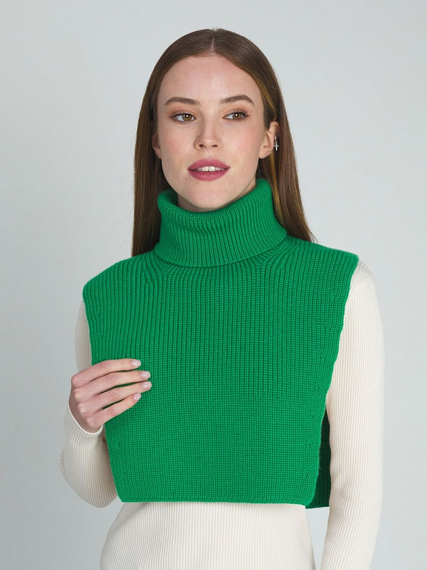 Катимо манишка трикотажная (ярко-зеленый)