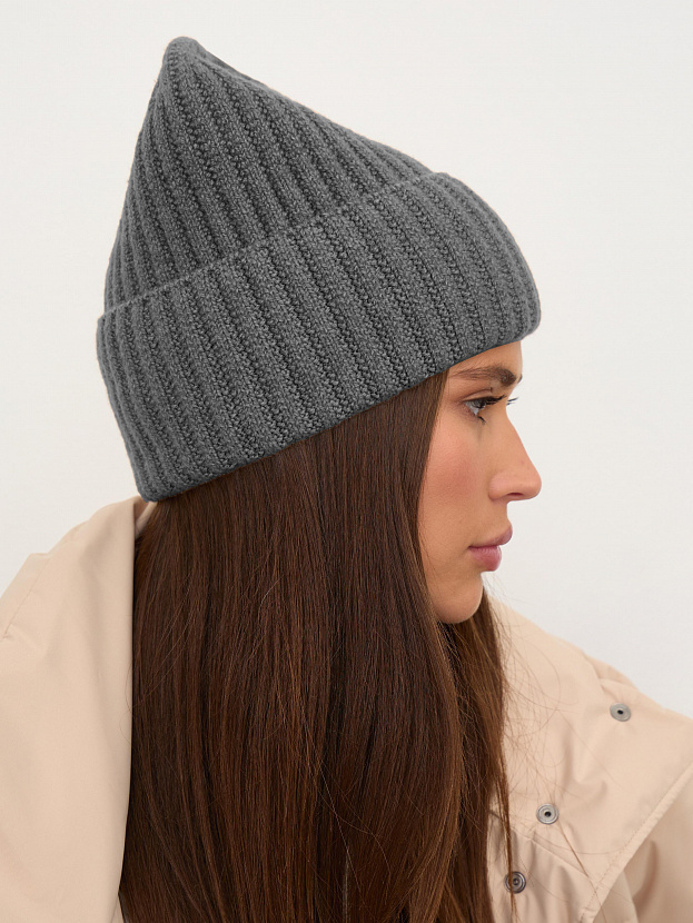 Лайт шапка трикотажная (мышино-серый, 56-58)
