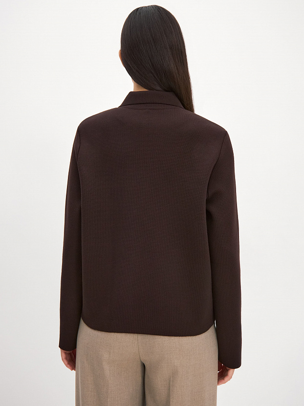 Давиль жакет трикотажный (т. коричневый, 44-46)