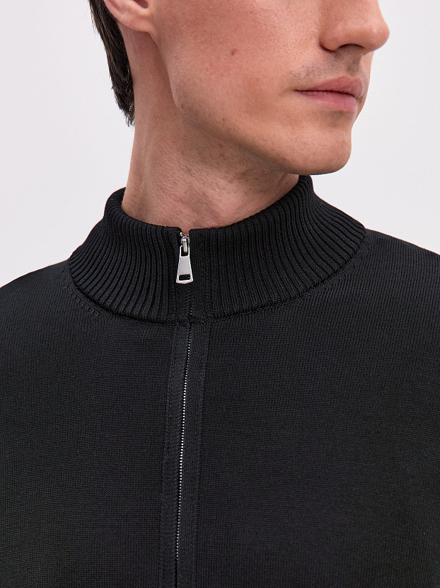 Ларго кардиган трикотажный (черный, 48/176-182)