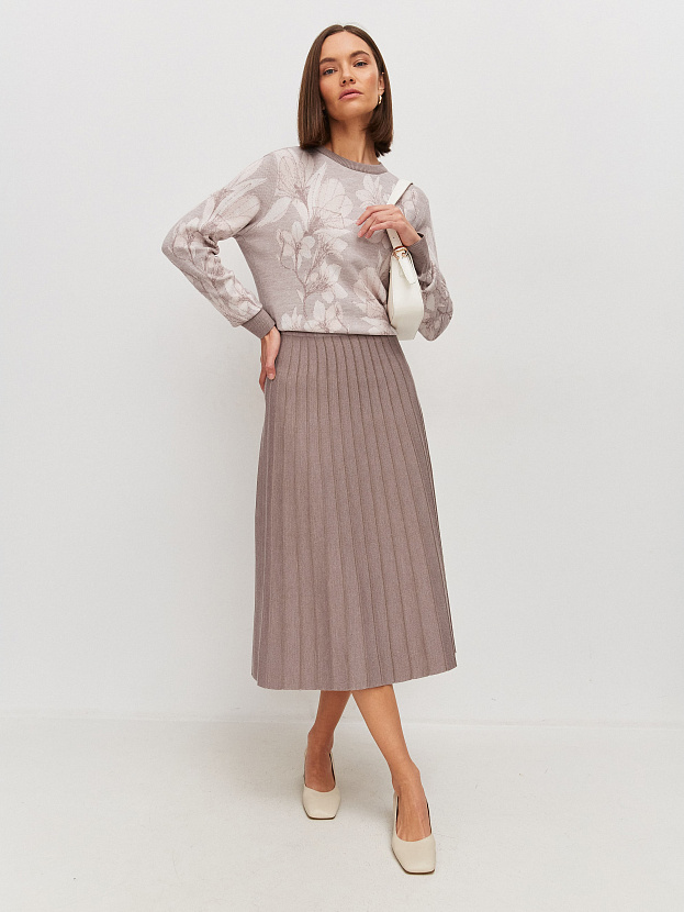 Тахо юбка трикотажная (какао, 44-46)