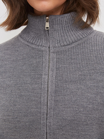 Джемпер из шерсти мериноса с высоким воротом Азимут