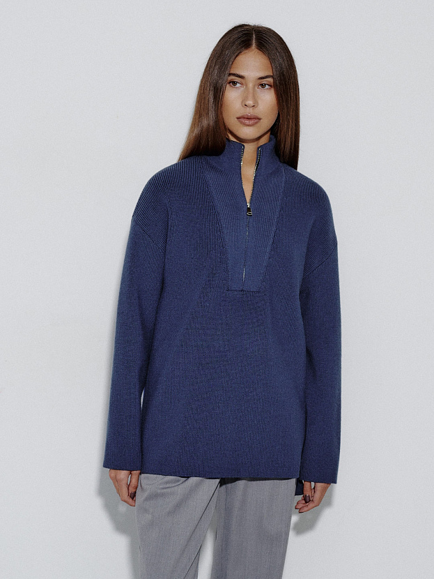 Голди джемпер трикотажный (синий, 44-46)