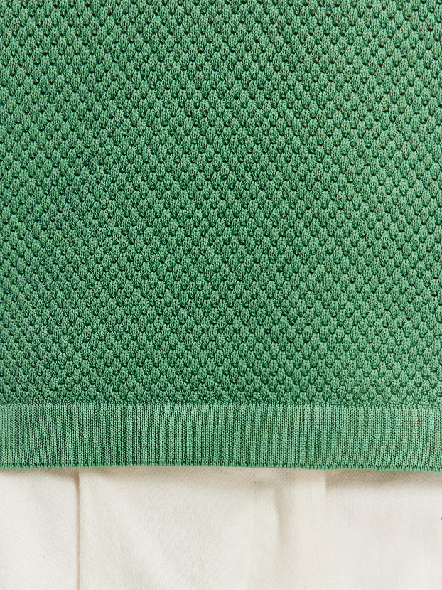 Нолан джемпер (поло) трикотажный (зеленый, 44-46)