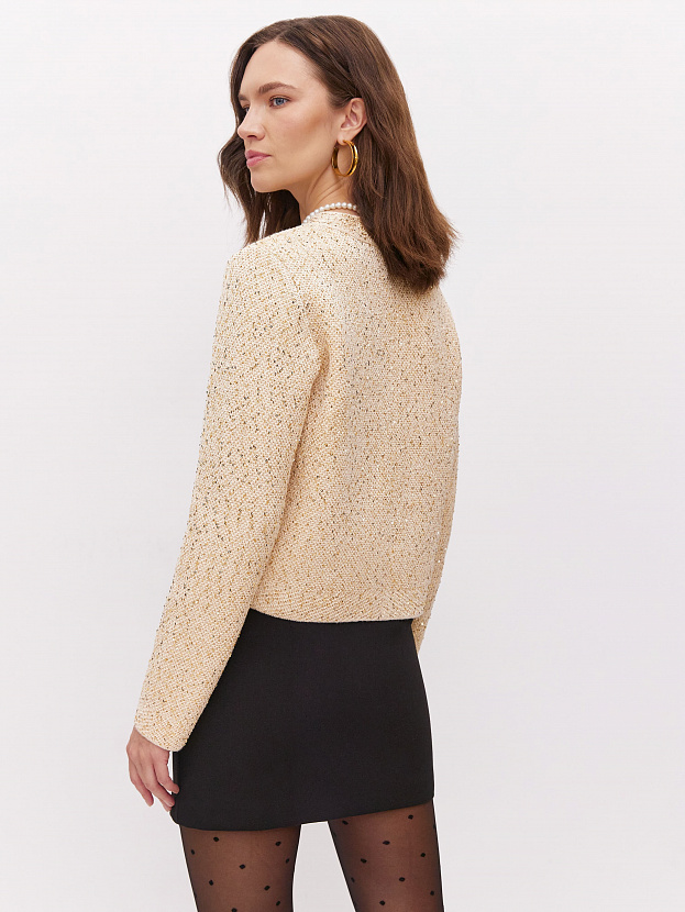 Антарес жакет трикотажный (ванильный, 44-46)