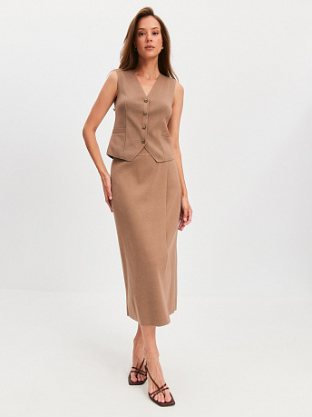 Юбка-миди с запахом Диона