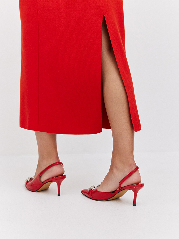 Матрикс юбка трикотажная (красный, 44-46)