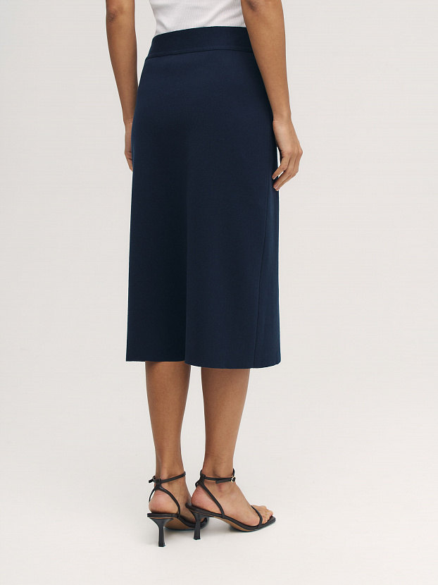 Моне юбка трикотажная (темно-синий, 46)