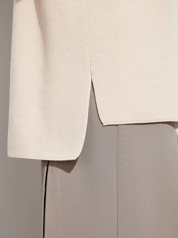 Райди джемпер трикотажный (кремовый, 44-46)