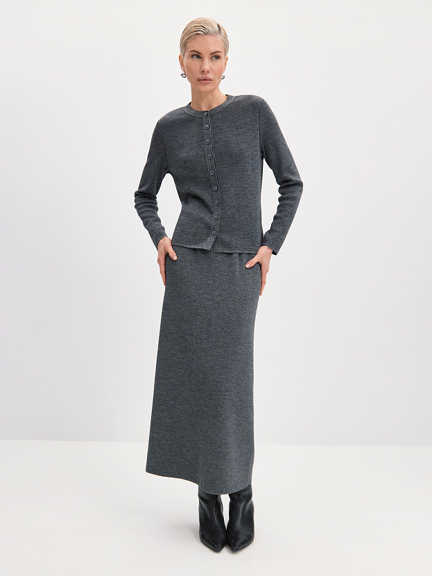 Розалин кардиган трикотажный (маренго, 44-46)