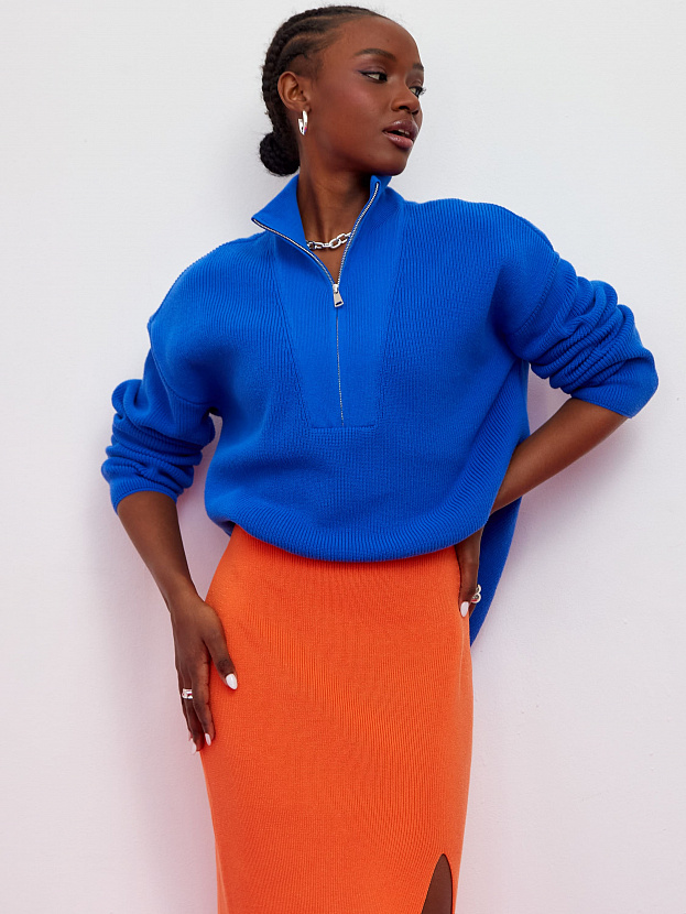 Райди джемпер трикотажный (ультрамарин, 44-46)