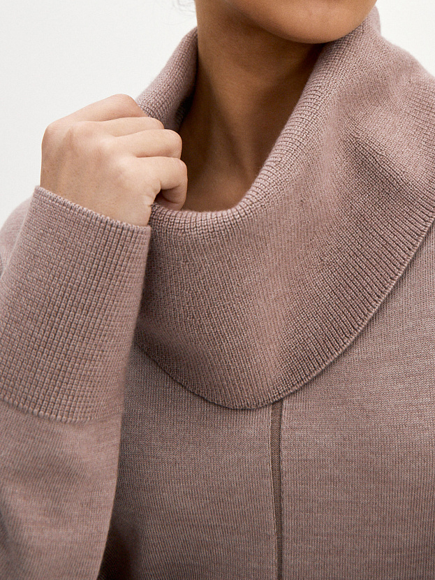 Джуди платье трикотажное (розовато-серый, 44-46)