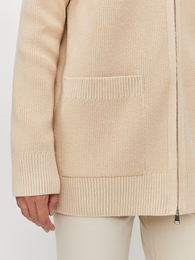 Лира кардиган трикотажный (св.бежевый, 44-46)