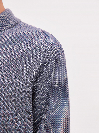 Бомбер из хлопка с пайетками Рио