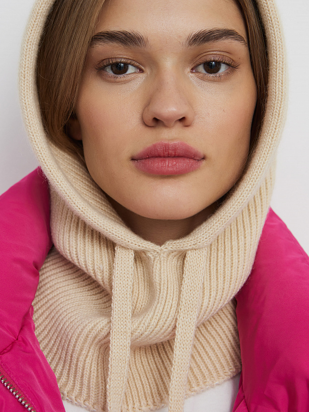 Юнион капюшон (шлем) трикотажный (кремовый, 56-58)